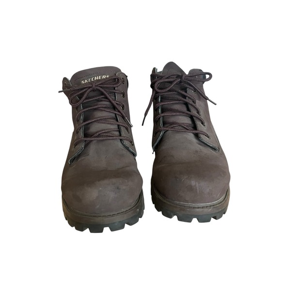 Skechers Boots Men\'s Size 12 Chocolate Brown Toric Amado Lug Sole Streetwear Y2K main image 11